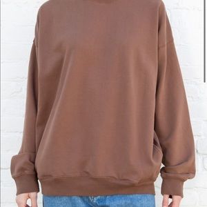 Brand new brandy Melville brown oversized sweater